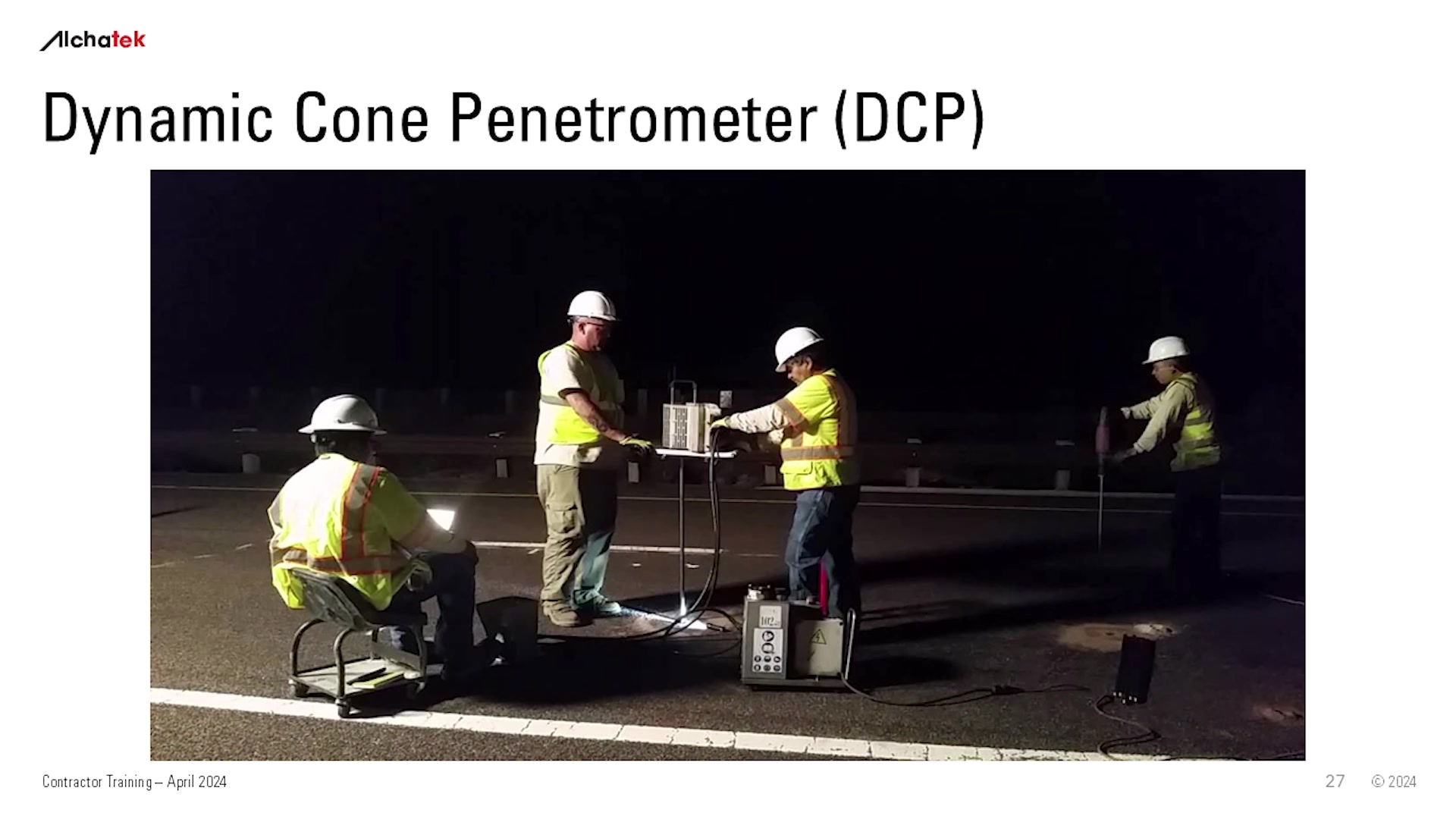 DCP field testing crew