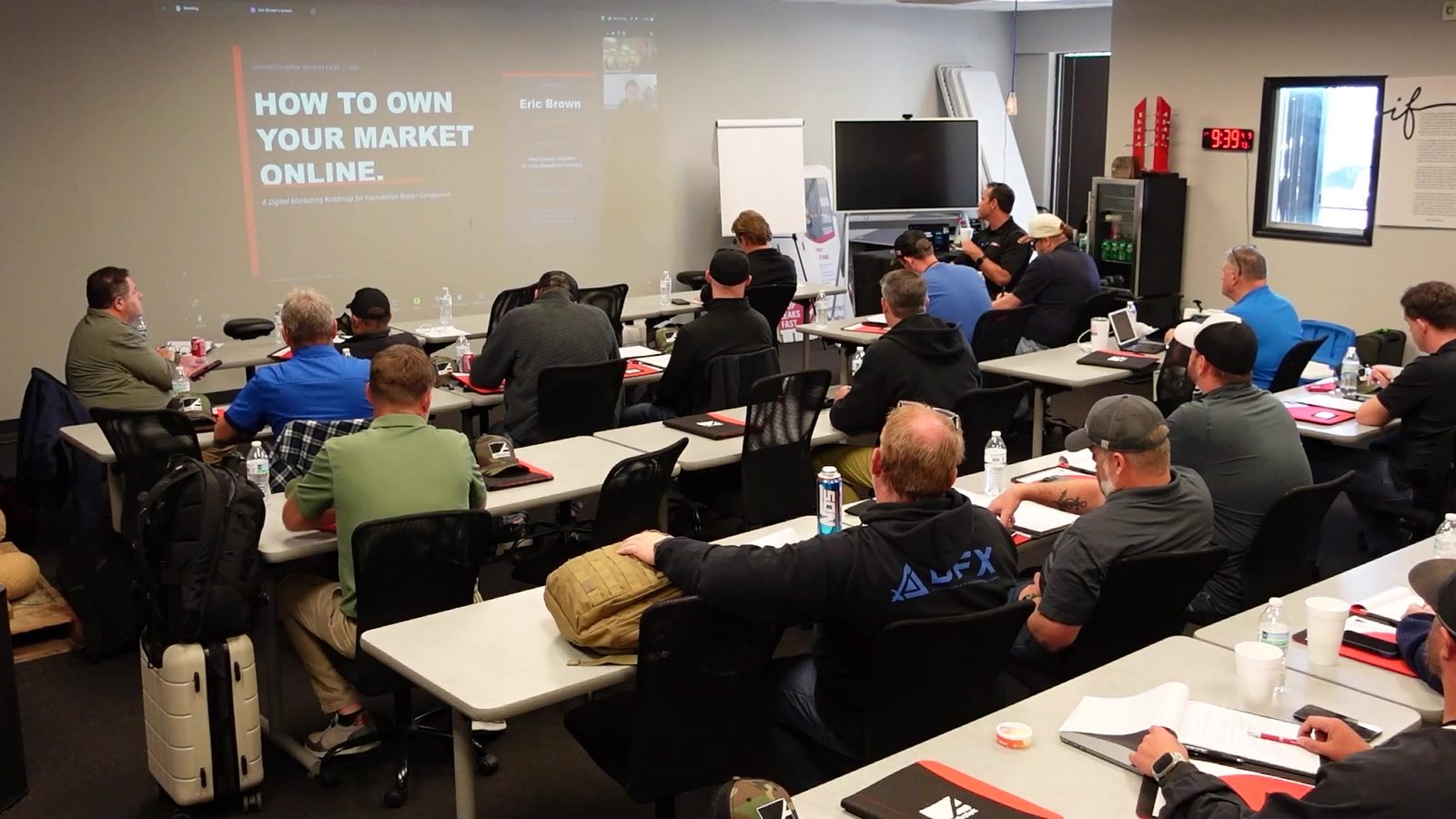 Gene McNaughton hosting the session